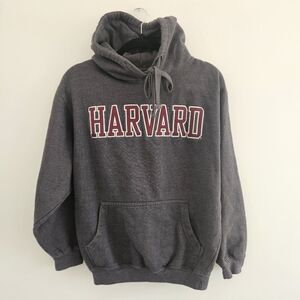 Charcoal Gray Harvard Hoodie Sweater